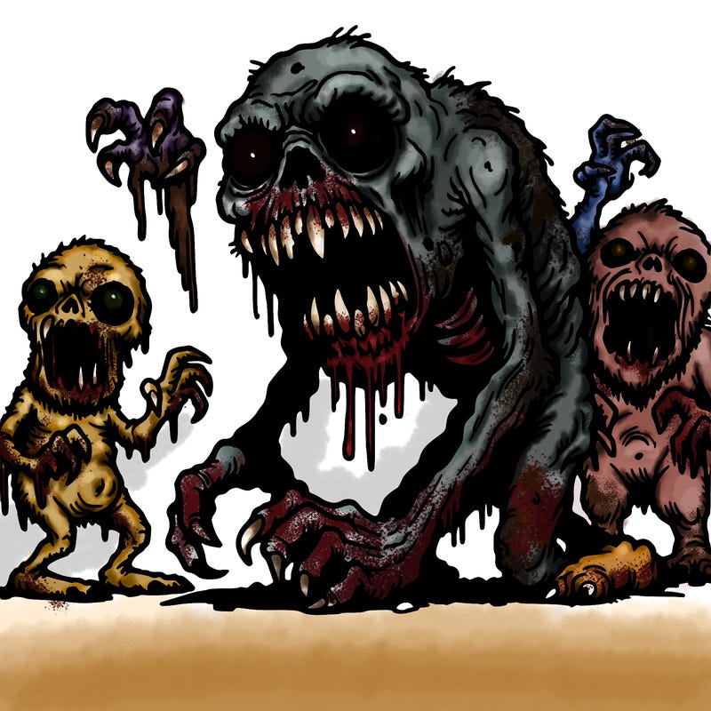 a grotesque horror picture