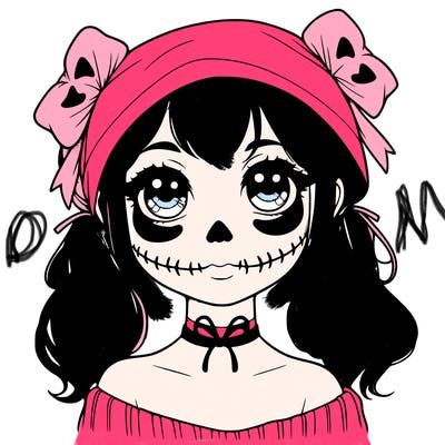 realistic girl halloween