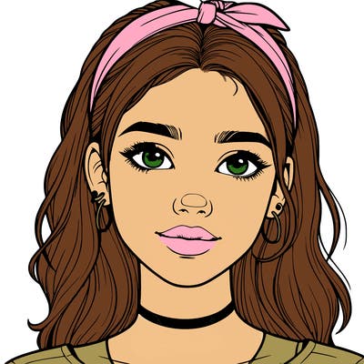 realistic teenage girl