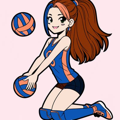 volleyball girl
