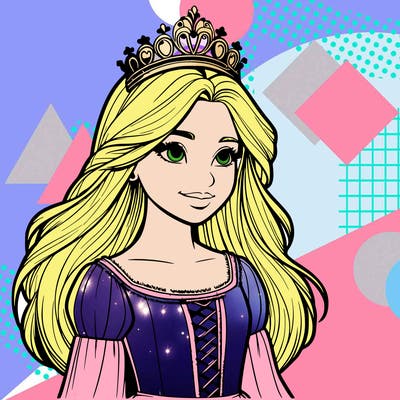 a realistic medieval princess with a tiara
