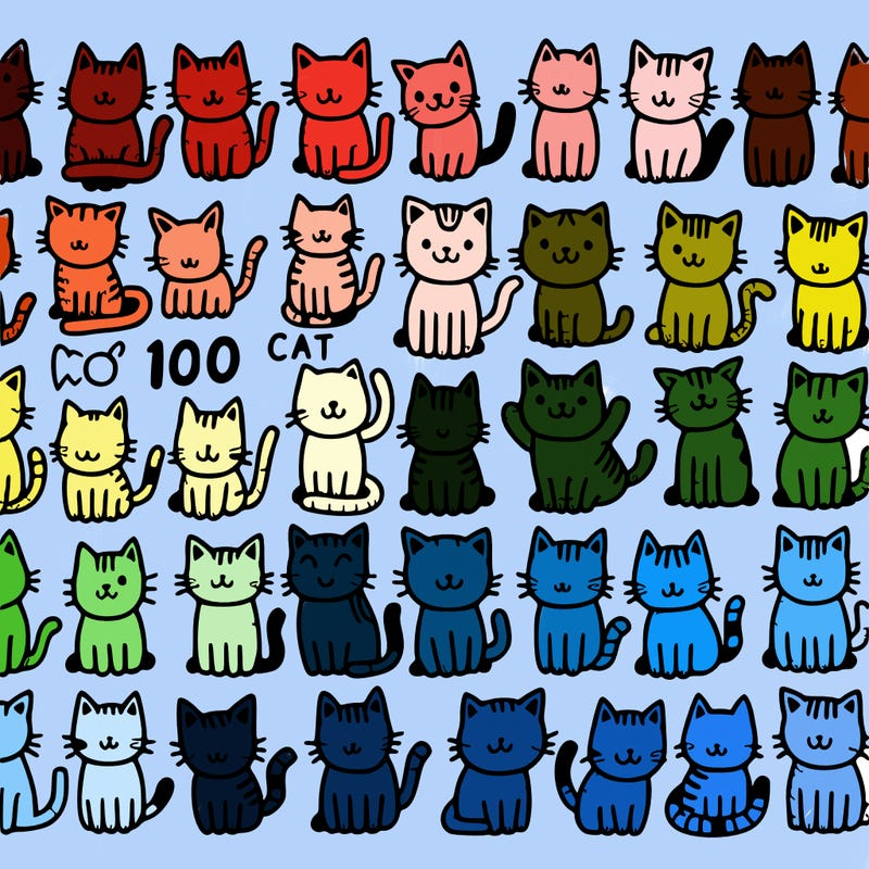 100 cats