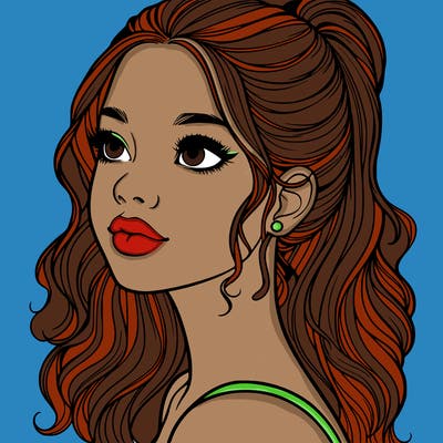 beautiful realistic girl