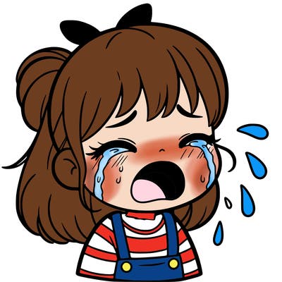 girl crying