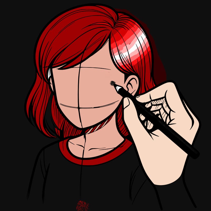 drawing a realistic person