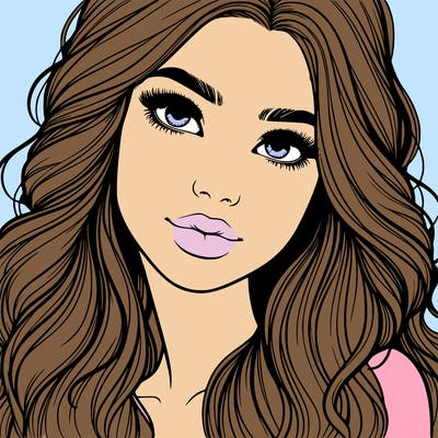 beautiful realistic girl