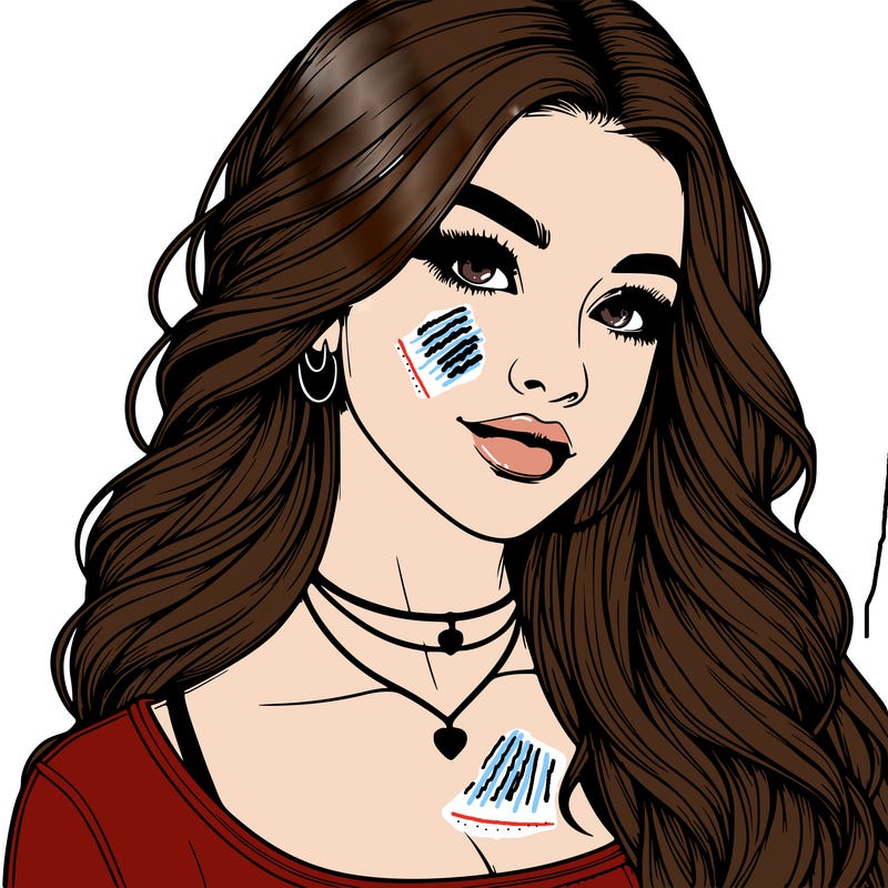 detailed realistic girl