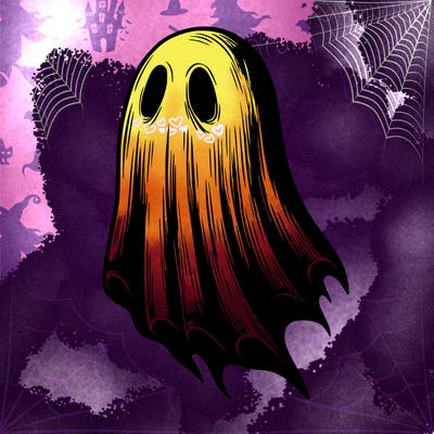 realistic creepy ghost