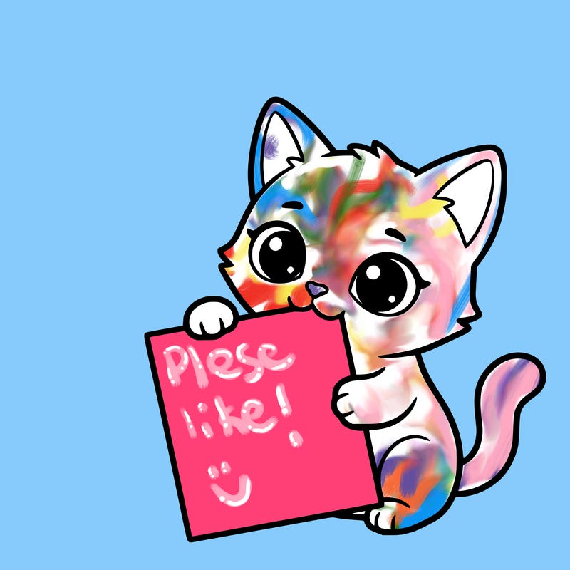 a small cat with a blank sheet of paper in its hand. the cat is sooooooo cute!