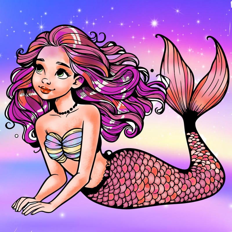 a realistic mermaid