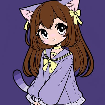 cat anime girl