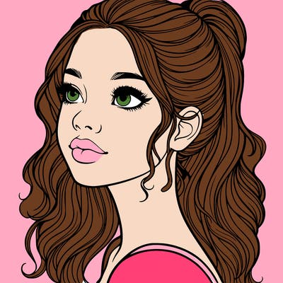 beautiful realistic girl