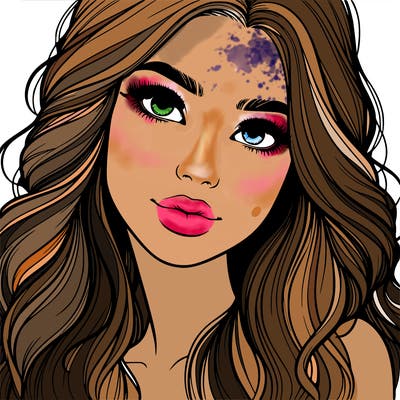 beautiful realistic girl