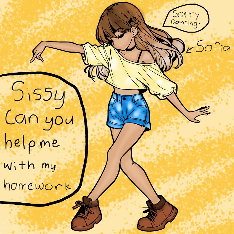 realistic girl danceing