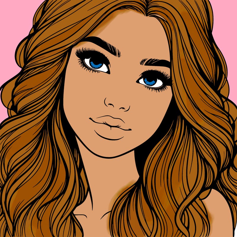 beautiful realistic girl