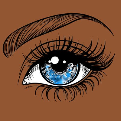 a beautiful eye