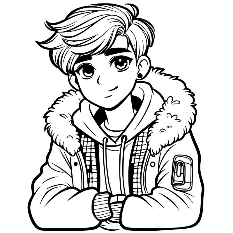 stylish teenager