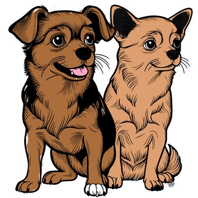 realistic dog