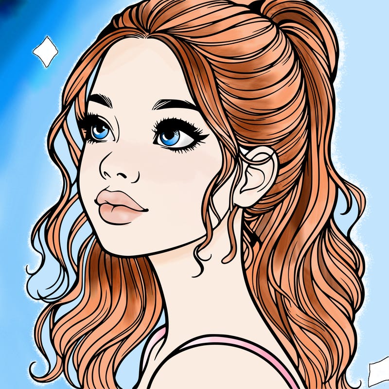 beautiful realistic girl