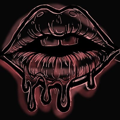 lips that look realistic and drip