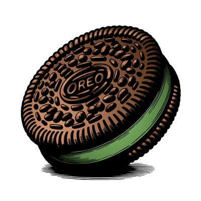 realistic oreo