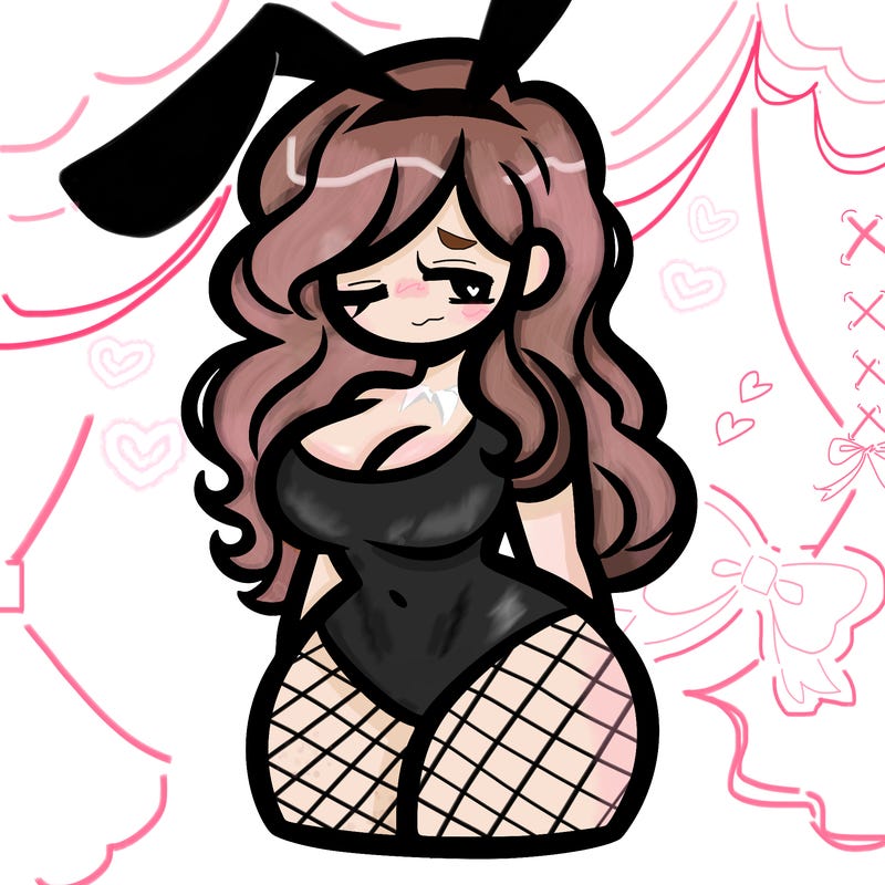 curvy woman with hair