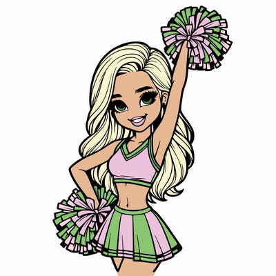 realistic cheerleader