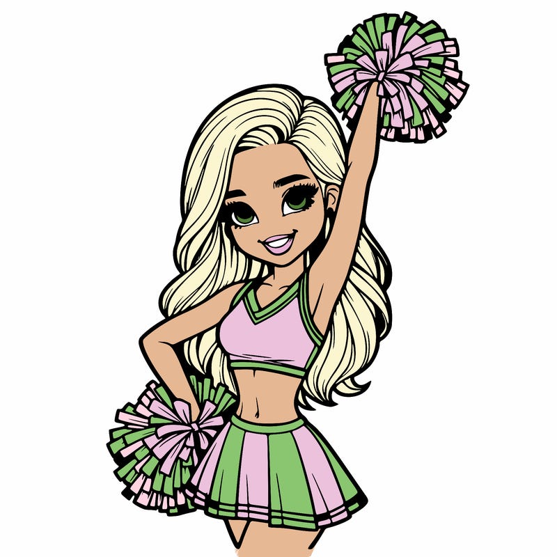realistic cheerleader
