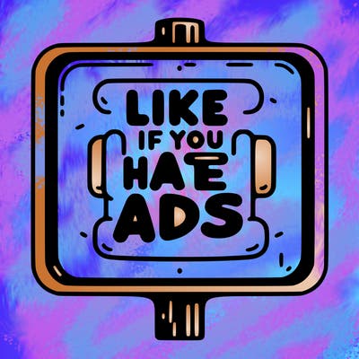 like if you hate ads  sign