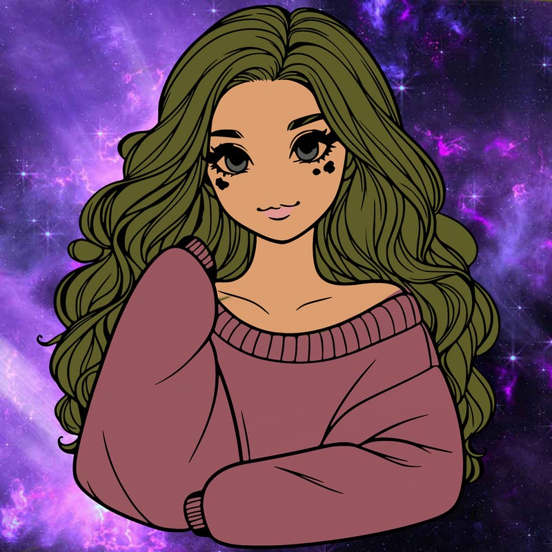 a beautiful girl in a big sweatshirt