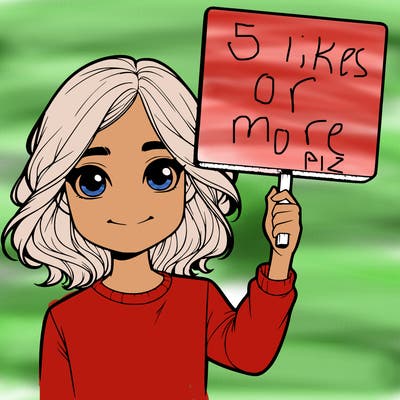 realistic girl holding up a sign