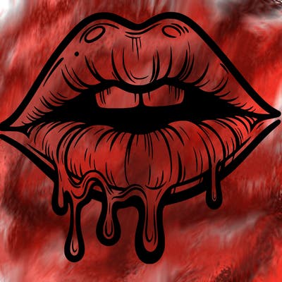 lips that look realistic and drip