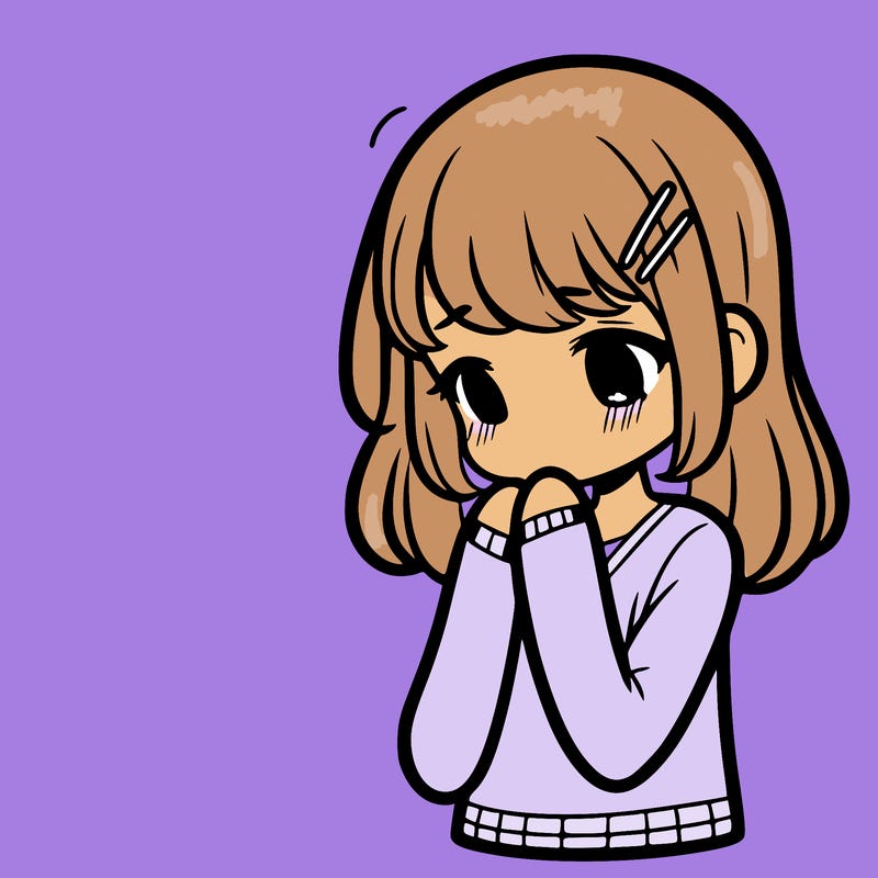 shy girl
