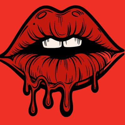 lips that look realistic and drip