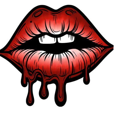 lips that look realistic and drip
