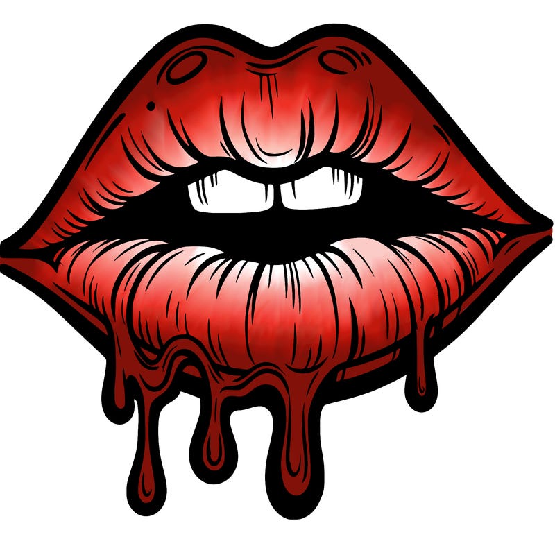 lips that look realistic and drip