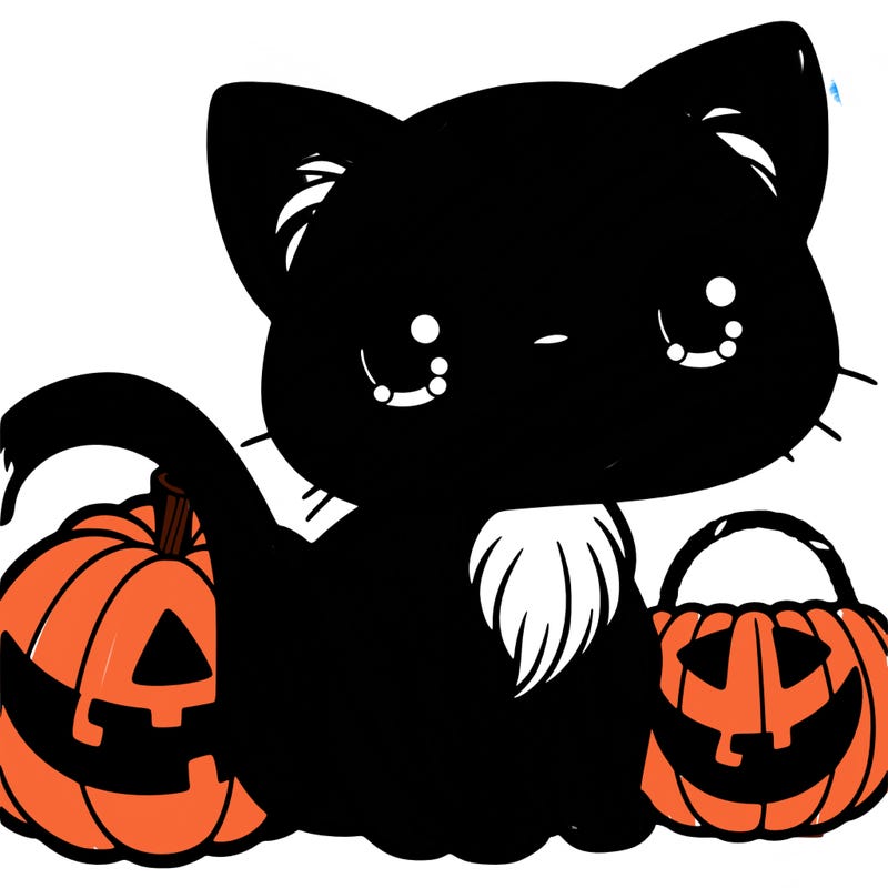 a halloween cat