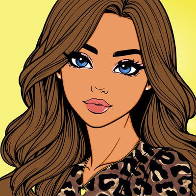 beautiful realistic girl