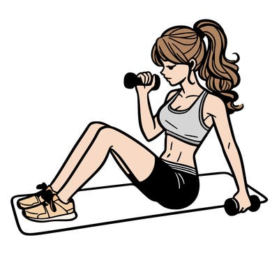 woman working out