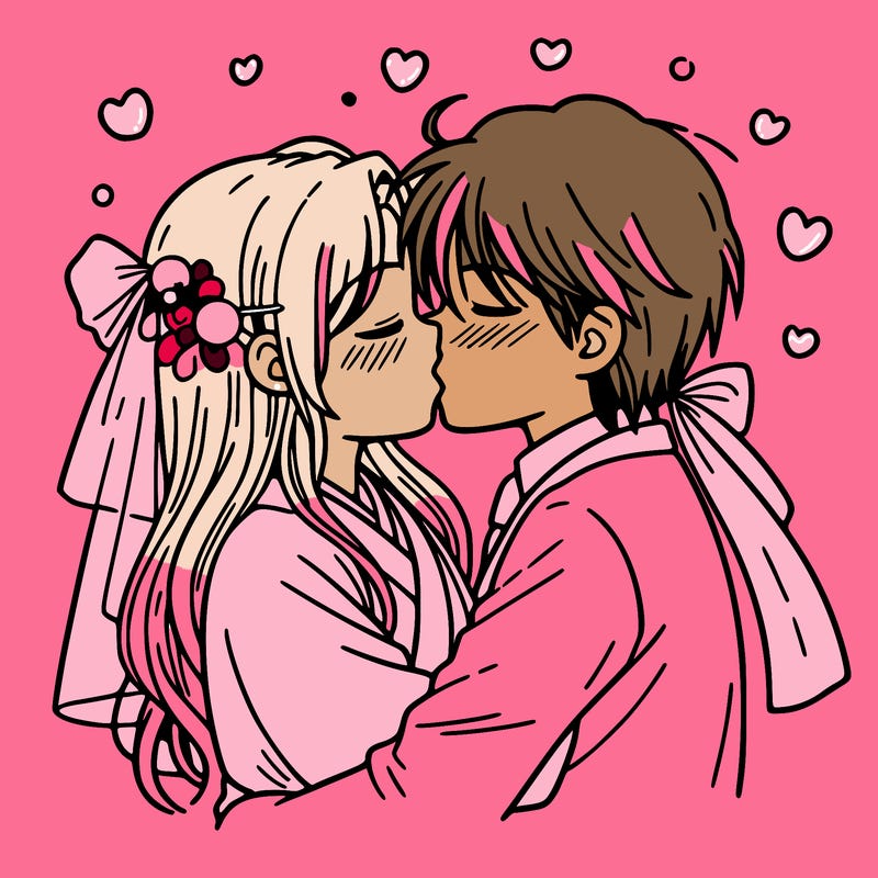 kissing