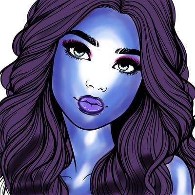 beautiful realistic girl