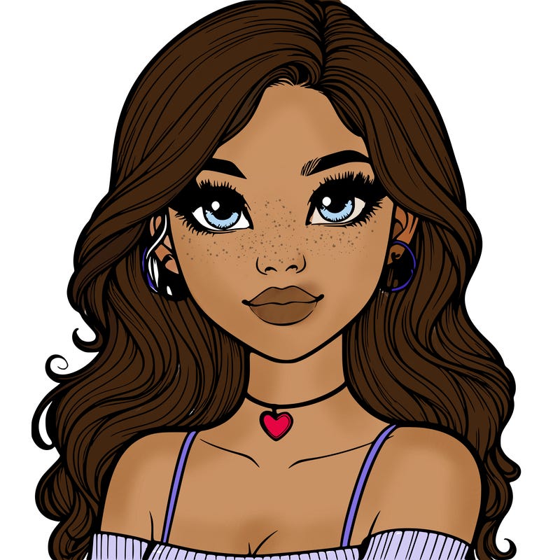 realistic pretty girl