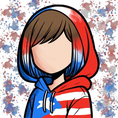 faceless girl in a hoodie