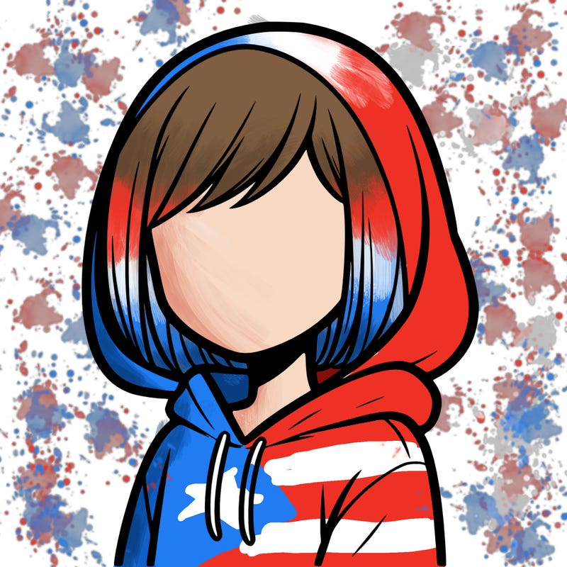 faceless girl in a hoodie