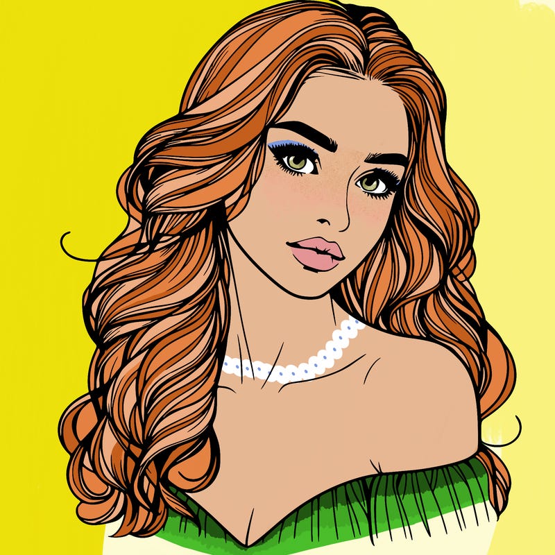 beautiful realistic girl