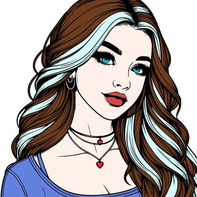 detailed realistic girl