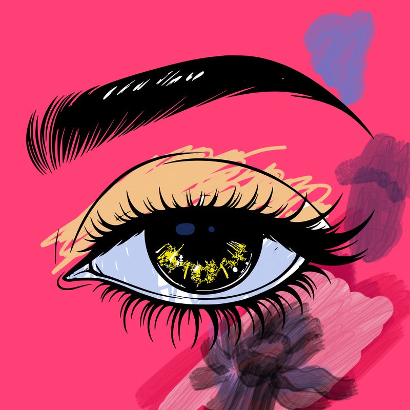 eye closed realistic