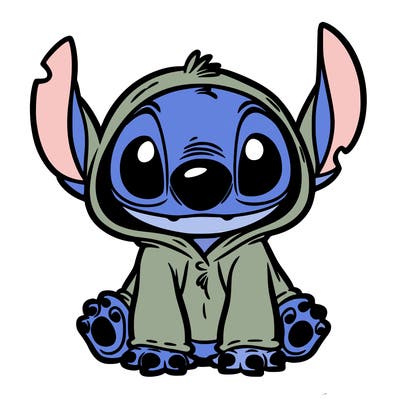 stitch in a dog costume