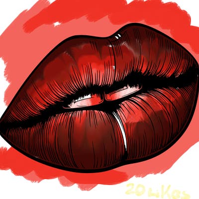 realistic lips