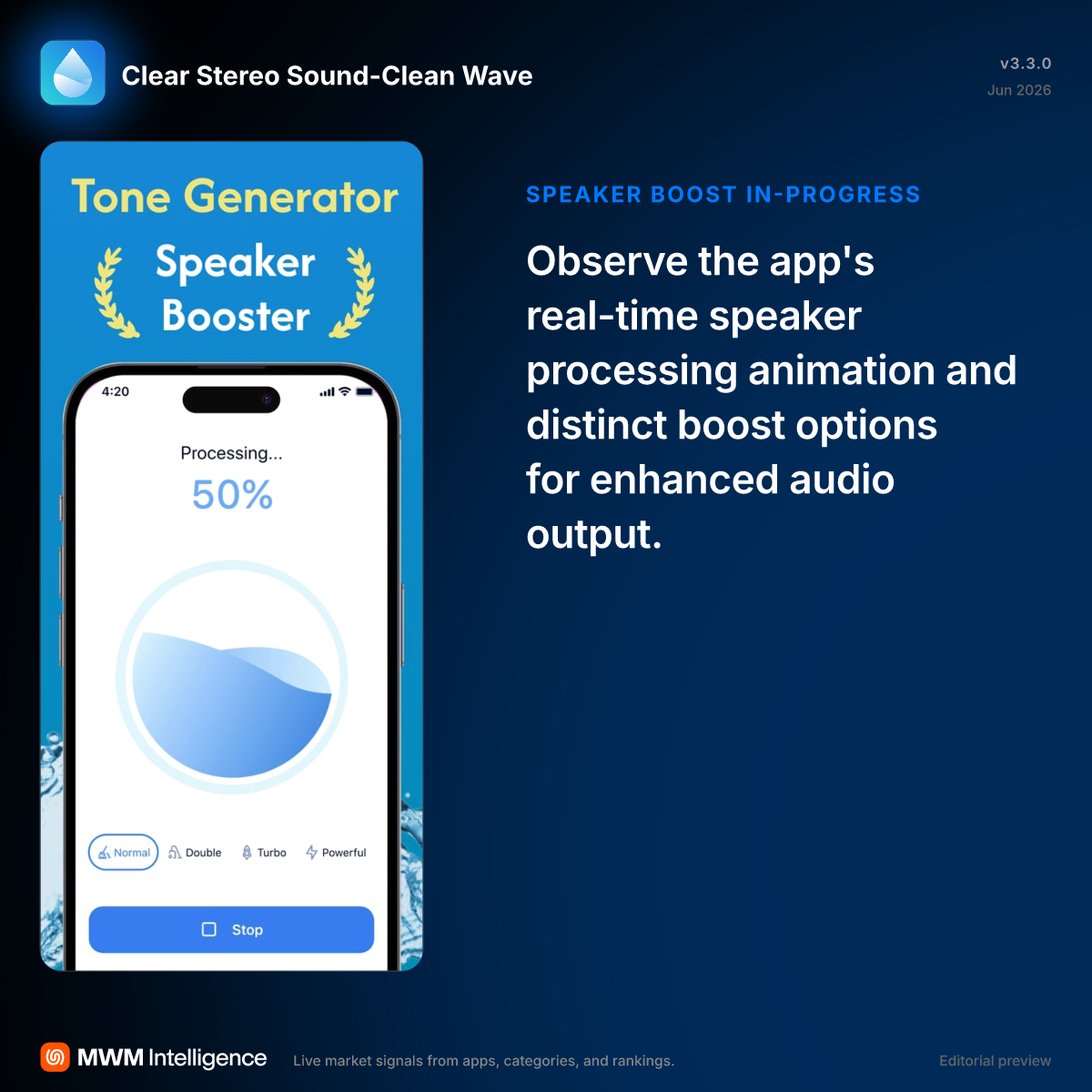 Clear Stereo Sound-Clean Wave - Music App | MWM